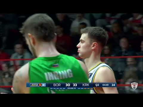 AdmiralBet ABA League 2025/26, highlights, Round 16: Borac Mozzart - Krka (24.1.2026)