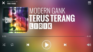 Download lagu Modern Gank - Terus Terang [Lirik] mp3