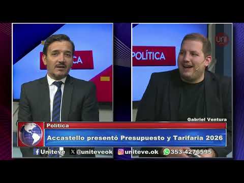 Accastello presentó Presupuesto y Tarifaria