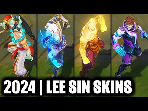 ALL LEE SIN SKINS SPOTLIGHT 2024 | League of Legends