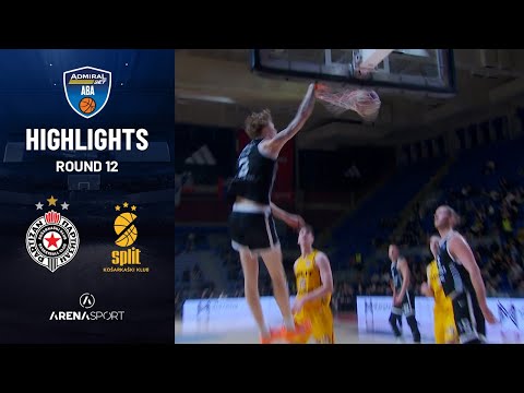 ADMIRALBET ABA LIGA (12. kolo): Partizan - Split 110:74 | 28. decembar 2025.