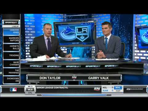 Canucks/Kings Post-Game 01/28/13 [HD]