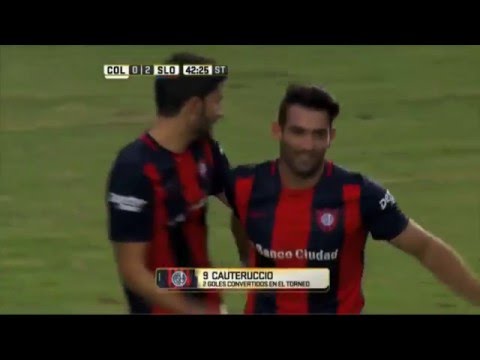 Colón 0 - 2 San Lorenzo. Fecha 15 - Campeonato de Primera División 2016