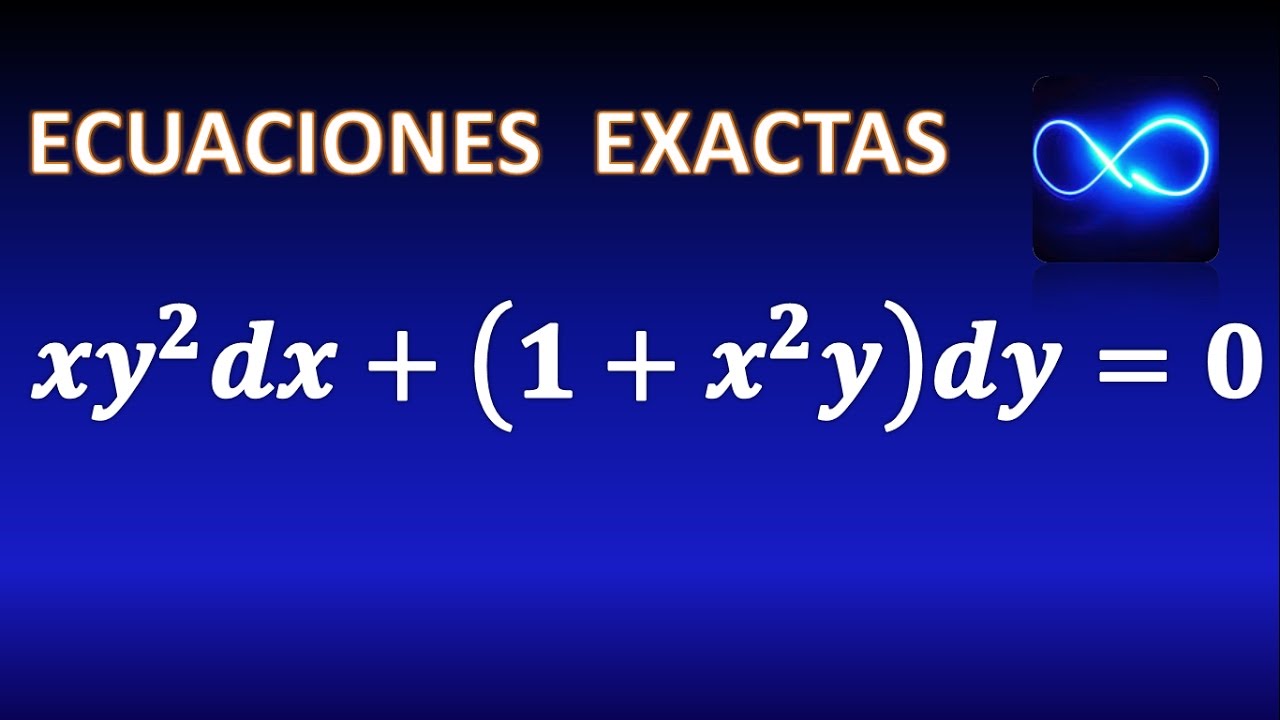 43. Ecuación diferencial exacta resuelta en 3 pasos (Ejercicio resuelto)