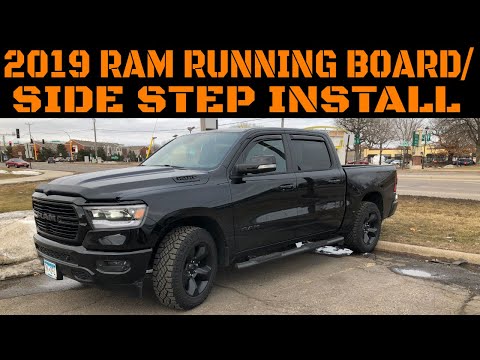 Ram 1500 Running Board/Side Step Install (2019+)