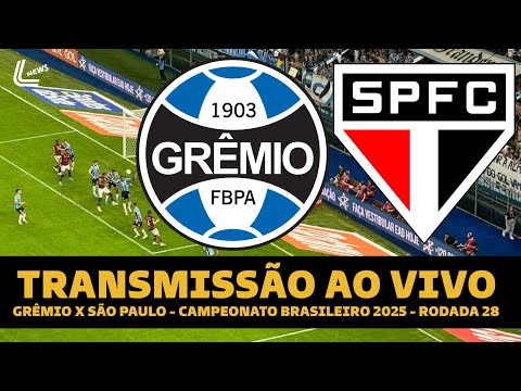 GRÊMIO X SÃO PAULO AO VIVO DIRETO DA ARENA DO GRÊMIO - BRASILEIRÃO AO VIVO - 28ª RODADA