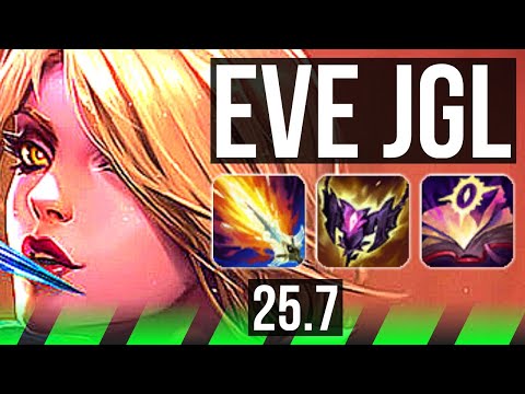 EVELYNN vs SHACO (JGL) | 14/2/7, 500+ games, Dominating | EUW Master | 25.7