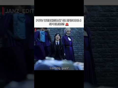 Wednesday & Enid Swaps Bodies ☠️ | Season 2 Spoilers🚨 | #wednesday #enidsinclair #netflix #fyp #edit