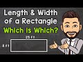 Length and Width of a Rectangle | Which is Length and Which is Width?