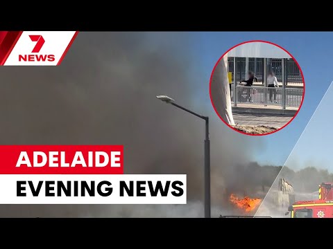 Huge factory fire in Ridleyton; 12-year-old girl stabbed in the stomach | 7NEWS Adelaide
