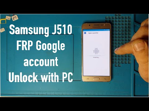 Samsung J510 FRP Google account bypass Android 7 1 1 easy with PC