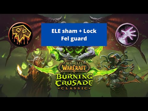 Elemental Shaman BETA Arena 2v2: Ele Sham + Fel guard Lock! (Part 3)