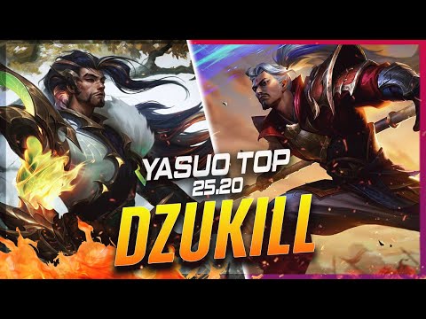 Dzukill - Yasuo vs Xin Zhao TOP Patch 25.20 - Yasuo Gameplay