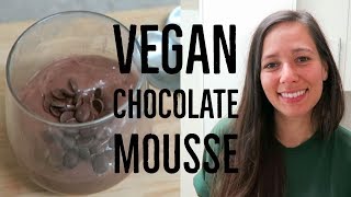How to make Vegan Chocolate Mousse out of TOFU!