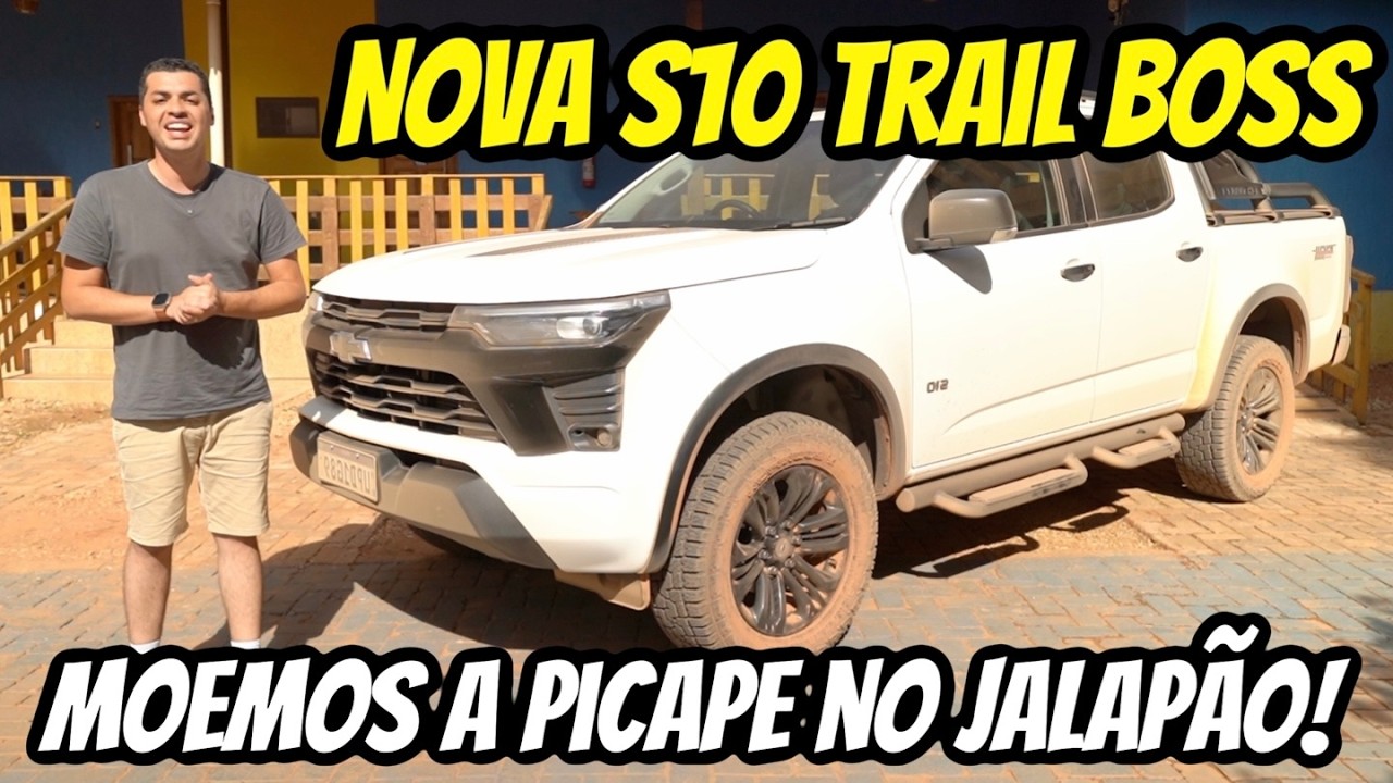 NOVA Chevrolet S10 2027 Trail Boss - A CAMINHONETE MAIS BRUTA QUE JÁ ANDEI!