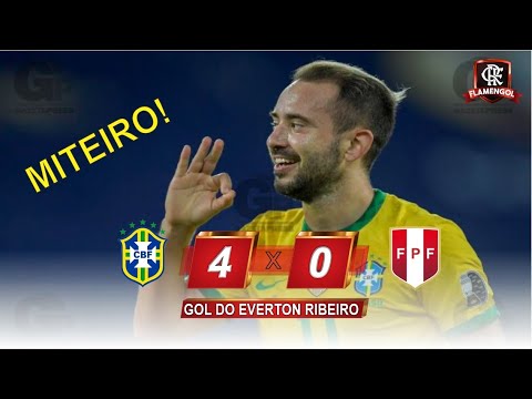 GOL EVERTON RIBEIRO - BRASIL 4 X 0 PERU - COPA AMÉRICA 2021