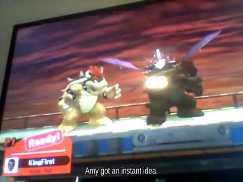 Side Smash Ridley on Super Mario Maker attacks with Custom Part... || Super Smash Brothers for Wii U