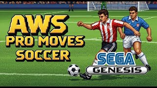 AWS Pro Moves Soccer - Sega Genesis / Sega Mega Drive (Gameplay)