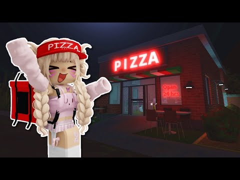 AKU BERJUALAN PIZZA DIMALAM HARI.. TAPI KOK ADA YANG ANEH⁉️😱 | Roblox Indonesia