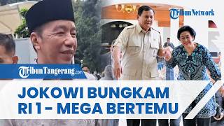 Respons Jokowi saat Ditanya Mengenai Pertemuan Presiden Prabowo dan Megawati di Istana