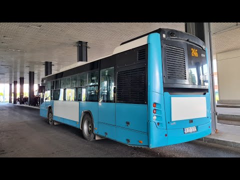 Cab View Linia 246 (STB) | Șoseaua Gării Cățelu - Dărăbani | Călătorie cu Otokar Kent C10 #6311