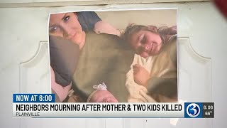 Plainville community mourns mother and two daughters killed in apparent murder-suicide