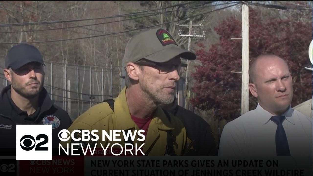 New York State Parks update on Jennings Creek wildfire