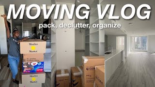 MOVING VLOG #1| packing up, moving boxes decluttering & getting ready to move!