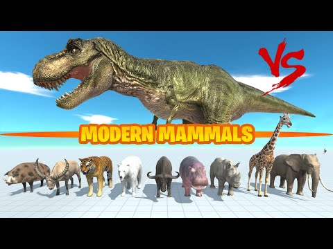 BUCK T-REX vs 2X ALL UNIT (ANIMALS) - Animal Revolt Battle Simulator