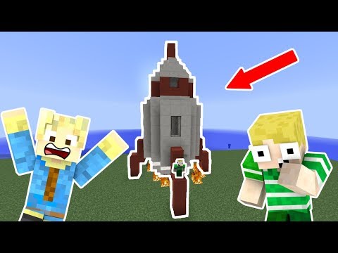 Dansk Minecraft - Lucky Blocks #26: FLYVER I RAKET!!
