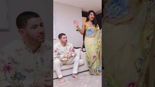 Nick Jonas with Priyanka &amp; Malti❤