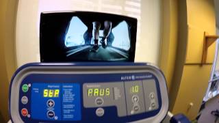 Running in the AlterG treadmill