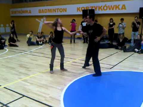 IZLF - 2013.01.20 - Advanced - Acrobatics in Zouk Demo - Alisson and Audrey