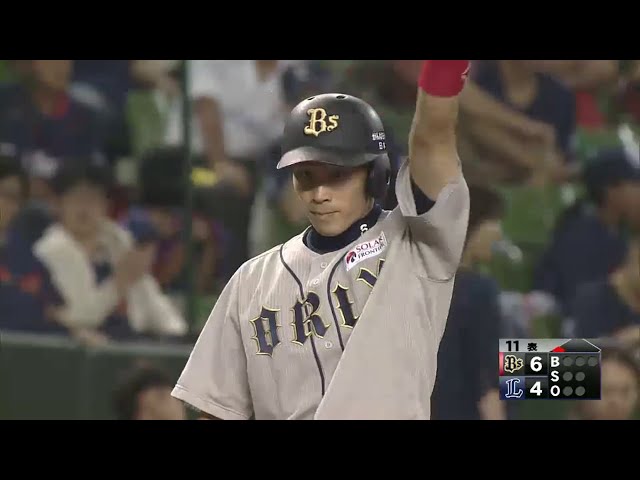 【11回表】バファローズ 5度目の勝ち越し!! 安達 2点タイムリーヒット!!  2014/8/12 L-Bs