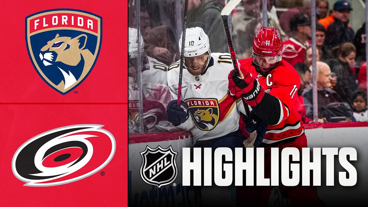 Panthers vs. Hurricanes | NHL Highlights | January 16, 2026