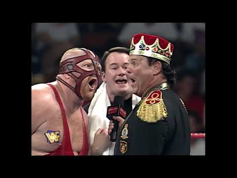 Jim Cornette Promo on Jose Lothario. Jim & Vader beat up a Jobber! (WWF)