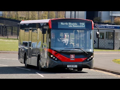 Painful service: Gateshead Central Taxis YX20OCJ Alexander Dennis E20D/Enviro 200 MMC