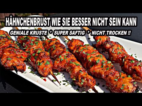 Hähnchenbrust  Spieße so werden sie super saftig nicht trocken | The BBQ BEAR