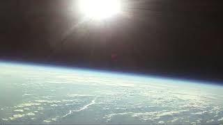 COFDMTV modulation test. 8PSK. Image from stratosphere 30 kB