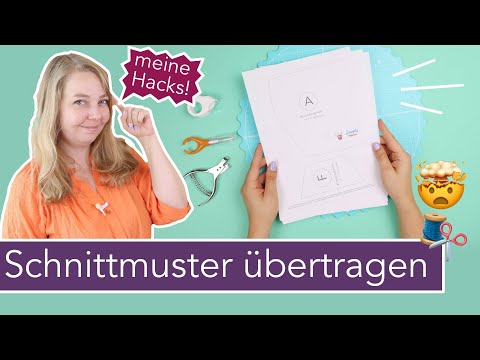 5 Arten Schnittmuster & meine Hacks zum Übertragen | Nastjas Nähtipps