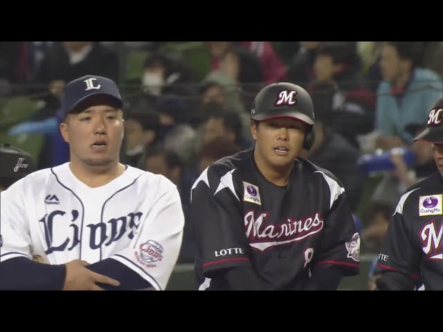 【7回表】諦めない!! マリーンズ・中村のタイムリー‼ 2019/4/2 L-M