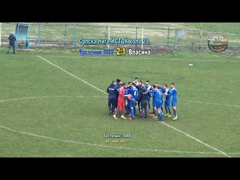 Trstenik PPT – Vlasina 2:1 (0:0), reportaža i golovi 23. kolo. Trstenik SRB, 20. mart 2021.