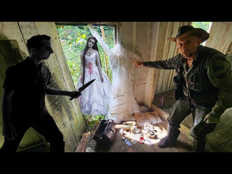 The bride appeared on the road and led us to her house.