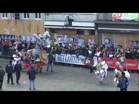 22, Beschomt, carnaval stoet Aalst 2012