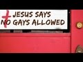 Gay People Not Welcome In Christian Businesses.
