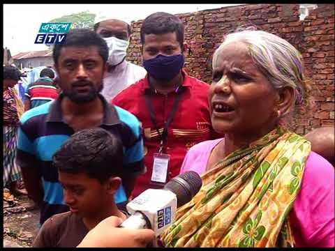 সহায় সম্বল হারিয়ে নিঃস্ব মহাখালি সাততলা বস্তির বাসিন্দারা