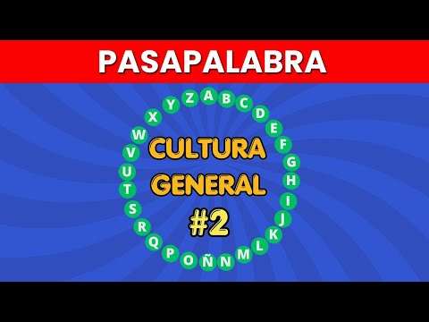 PASAPALABRA DE CULTURA GENERAL 🧠 | ¿Podrás completar el rosco sin fallar?