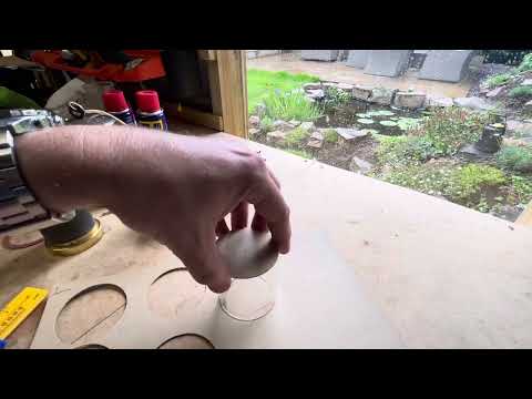 How to make glass washer rings/gaskets for a miners flame safety lamp.
