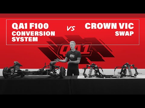 QA1's F 100 Front Coil-Over Conversion System Compared To The Crown Vic Swap