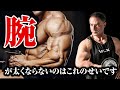 【筋トレ】腕を太くしたい人必見!なかなか太くならない理由&解決策を解説します